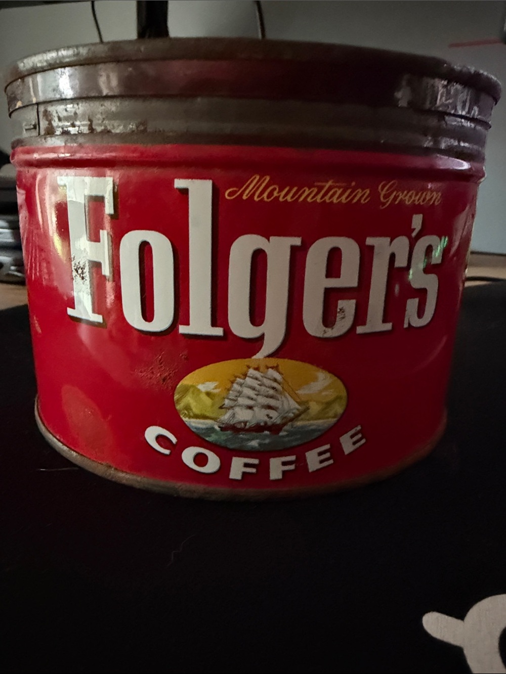 1950s Folgers Coffee Can